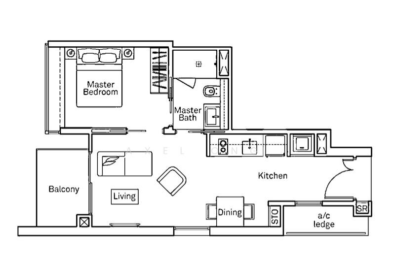 Cube 8, 376 Thomson Road, 1 Bedroom, 560 sqft, Condominium For Rent, by Axel Ong, 23588651 - PropertyGuru.com.sg