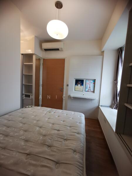 Master Bedroom with storage shelving