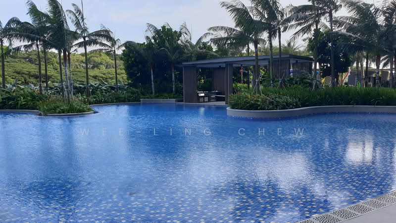 Seaside Residences, 12 Siglap Link, 2 Bedrooms, 807 sqft, Condominium For Rent, by Wee-Ling Chew, 23596281 - Magnificant lagoon pool extending into a lap pool to the left - PropertyGuru.com.sg