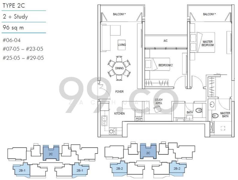 Kallang Riverside, 51 Kampong Bugis, 2 Bedrooms, 1,033 sqft, Condominium For Rent, by Zac Huang, 23598360 - PropertyGuru.com.sg