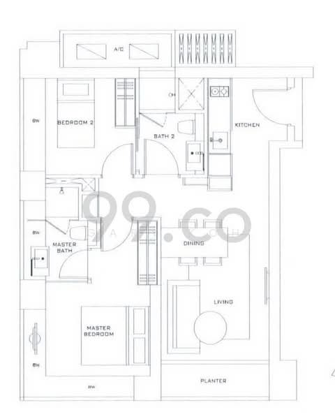 Skysuites @ Anson, 8 Enggor Street, 2 Bedrooms, 677 sqft, Condominium For Rent, by Gary Koh, 23604573 - PropertyGuru.com.sg