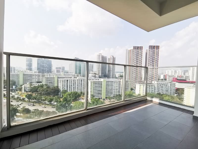 The Parc Condominium, 11 West Coast Walk, 2 Bedrooms, 980 sqft, Condominium For Rent, by Fengwen Kong (Feng), 23610256 - Large balcony outdoor space - PropertyGuru.com.sg