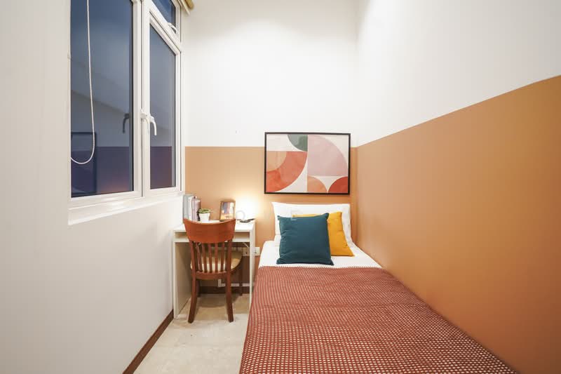 Ritz @ Farrer, 142 Race Course Road, 1 Bedroom, 140 sqft, Condominium For Rent, by Cove, 23614780 - Orange room - PropertyGuru.com.sg