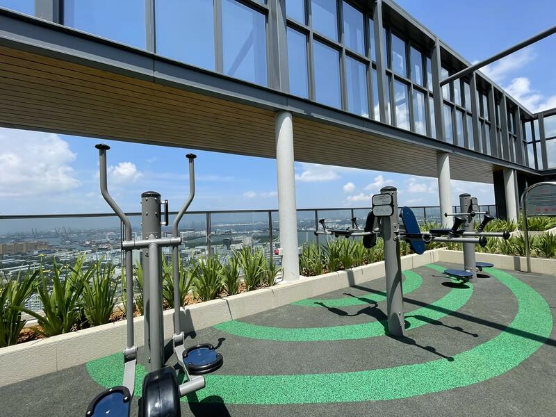 Twin VEW, 91 West Coast Vale, 3 Bedrooms, 1,141 sqft, Condominium For Rent, by Chiek Chin Teo, 23619891 - Outdoor gym for active lifestyle residents. - PropertyGuru.com.sg