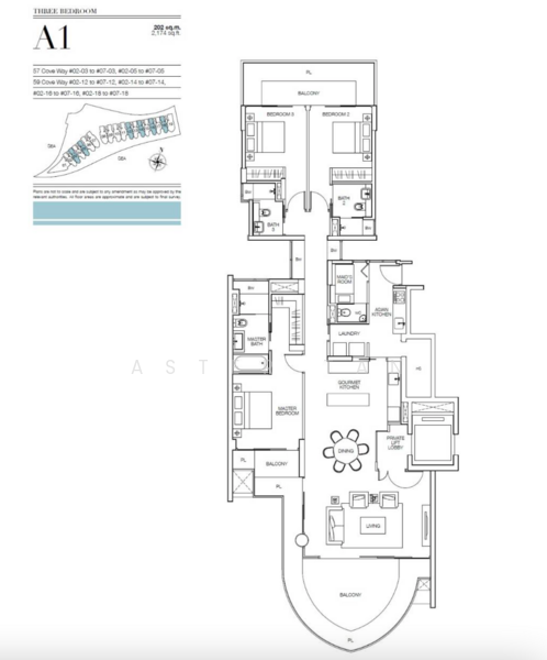 Seascape @ Sentosa Cove, 55 Cove Way, 3 Bedrooms, 2,174 sqft, Apartment For Sale, by Aster Tan, 23621568 - PropertyGuru.com.sg