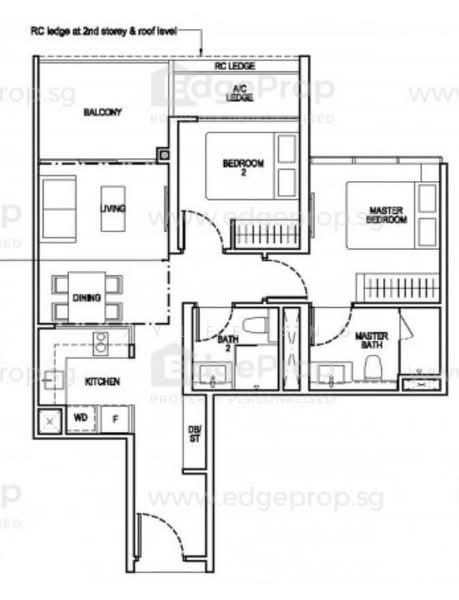 The Tapestry, 51 Tampines Street 86, 2 Bedrooms, 700 sqft, Condominium For Rent, by Kaylee Sng, 23644005 - PropertyGuru.com.sg