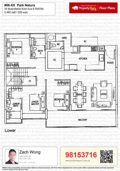 Park Natura, 33 Bukit Batok East Avenue 6, 4 Bedrooms, 2,465 sqft, Condominium For Rent, by Zach Wong, 23649507 - PropertyGuru.com.sg