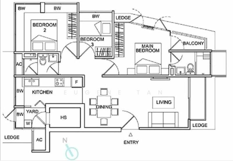 The Medge, 2 Minbu Road, Newton / Novena, 2 Bedrooms, 861 sqft, Apartment For Rent, by Eugene Tan, 23653792 - PropertyGuru.com.sg