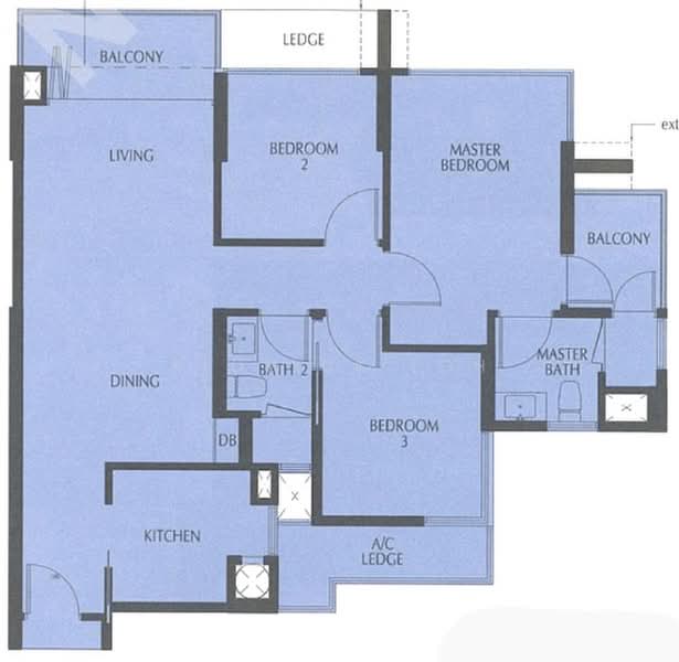 Eco Sanctuary, 65 Chestnut Avenue, 3 Bedrooms, 980 sqft, Condominium For Rent, by Aldrick Loh, 23667406 - PropertyGuru.com.sg