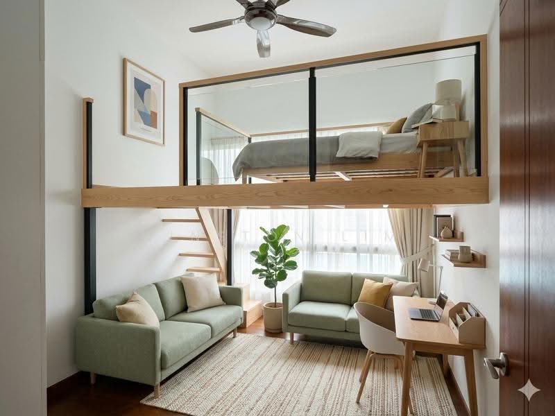 Casa Rosa, 35 Lorong Ong Lye, Hougang / Punggol / Sengkang, 3 Bedrooms, 1,494 sqft, Condominium For Sale, by Winston Lim, 23670653 - Living Room - PropertyGuru.com.sg