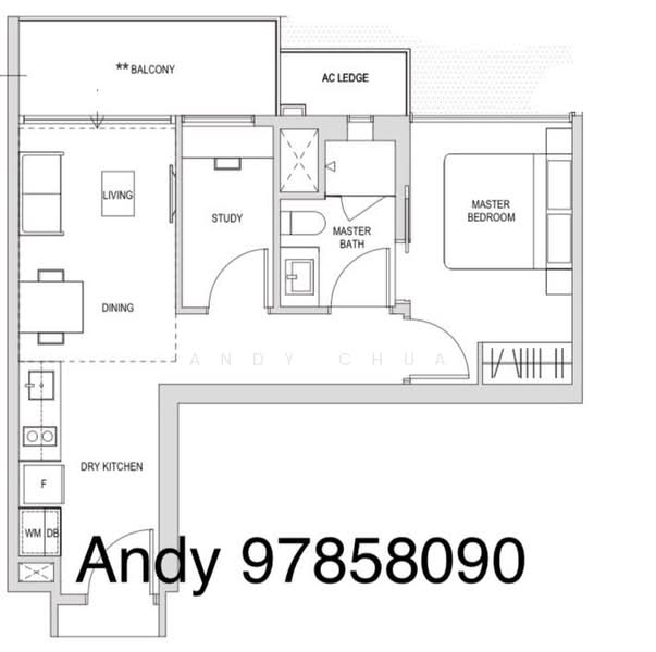 The Verandah Residences, 231 Pasir Panjang Road, 2 Bedrooms, 710 sqft, Condominium For Rent, by Andy Chua, 23670663 - PropertyGuru.com.sg