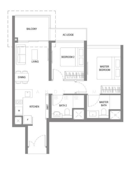 Twin VEW, 93 West Coast Vale, 2 Bedrooms, 710 sqft, Condominium For Sale, by Andy Lim 林佳俊, 23676079 - PropertyGuru.com.sg