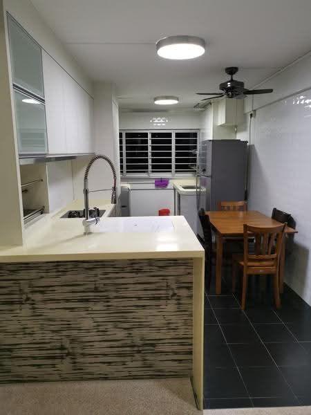 Open concept kitchen