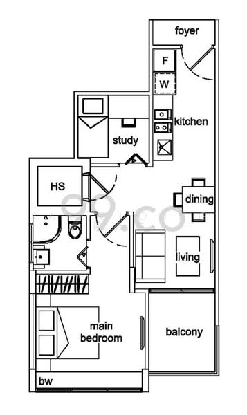 Stadia, 27 Yio Chu Kang Road, 2 Bedrooms, 570 sqft, Condominium For Sale, by Jay Choong 钟志杰, 23679234 - PropertyGuru.com.sg