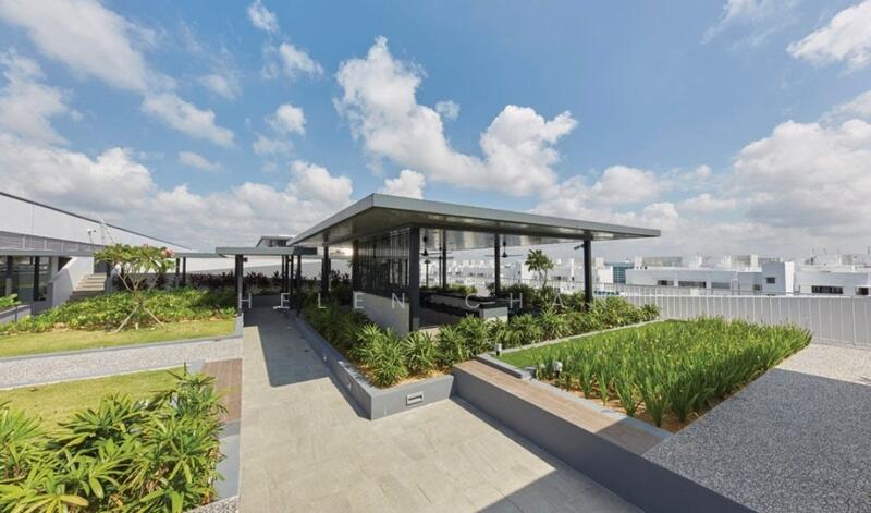 Nordcom II, 2 Gambas Crescent, Sembawang / Yishun, 1,658 sqft, Light Industrial (B1) For Rent, by Helen Chan, 23697057 - Rooftop Pavilion Facilities - CommercialGuru.com.sg