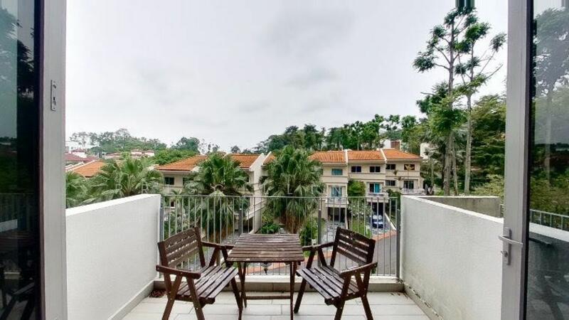 Good Size Balcony Attached At Living Area With Serene View