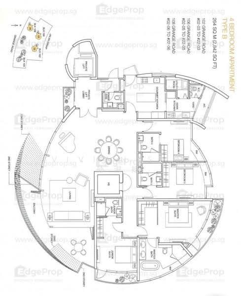 Cliveden at Grange, 102 Grange Road, Tanglin / Holland / Bukit Timah, 4 Bedrooms, 2,842 sqft, Condominium For Sale, by Vivian Sun 孙淑媛, 23703051 - PropertyGuru.com.sg