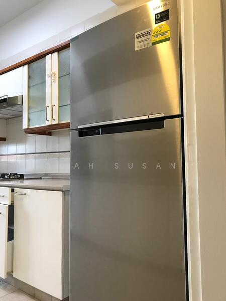 Renovated kitchen c/w fridge, hob, hood, oven