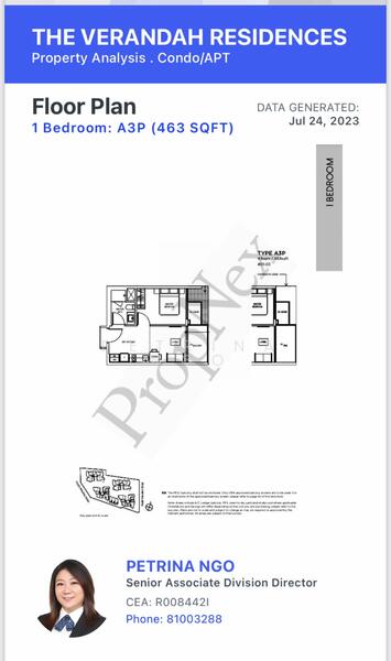 The Verandah Residences, 231 Pasir Panjang Road, 1 Bedroom, 463 sqft, Condominium For Rent, by Petrina Ngo, 23713542 - PropertyGuru.com.sg