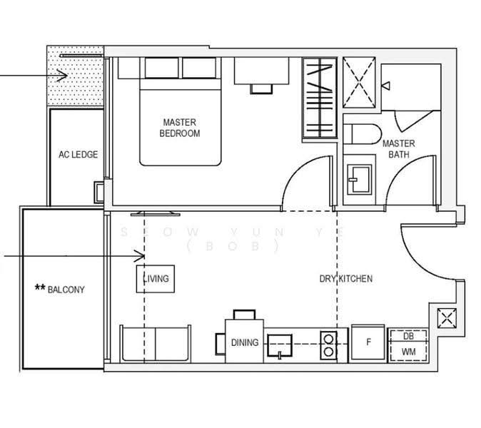 The Verandah Residences, 231 Pasir Panjang Road, Buona Vista / West Coast / Clementi New Town, 1 Bedroom, 474 sqft, Condominium For Rent, by Seow Yun Ye (Bob), 23716854 - PropertyGuru.com.sg