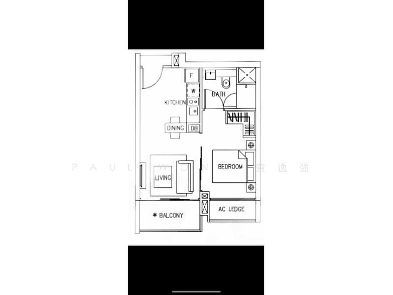 Eight Riversuites, 2 Whampoa East, 1 Bedroom, 441 sqft, Condominium For Rent, by Paul Wong 黄逸强, 23718489 - PropertyGuru.com.sg