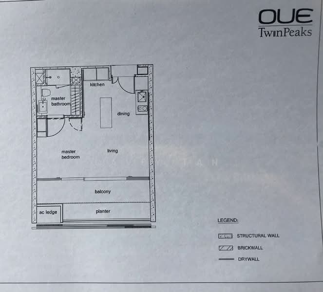 OUE Twin Peaks, 33 Leonie Hill Road, 1 Bedroom, 549 sqft, Condominium For Rent, by Davey Tan, 23719165 - PropertyGuru.com.sg