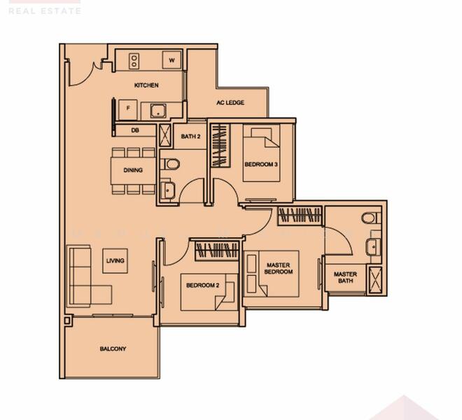 3 Bedroom Unit