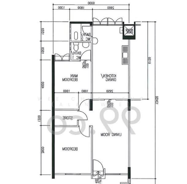 345 Clementi Avenue 5, 345 Clementi Avenue 5, 2 Bedrooms, 731 sqft, HDB Flat For Rent, by Wee Chye Heng (Alan Wee), 23722420 - PropertyGuru.com.sg