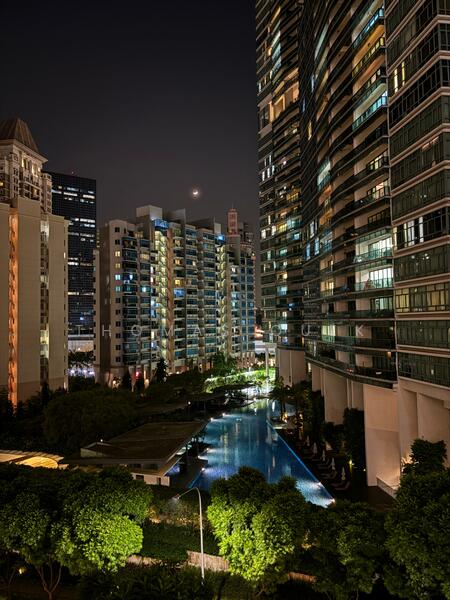 Neu at Novena, 27 Moulmein Rise, Newton / Novena, 2 Bedrooms, 549 sqft, Condominium For Sale, by Thomas Quek, 23724657 - balcony view night - PropertyGuru.com.sg
