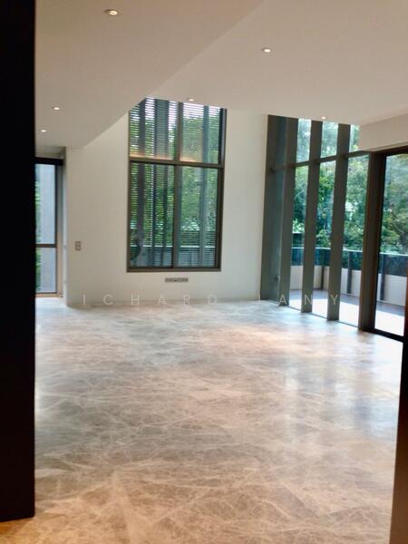 View of living from passageway