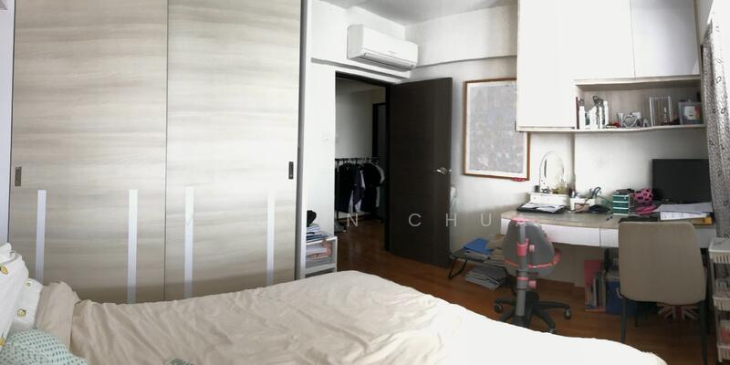 Bedroom 2 with built in wardrobe.