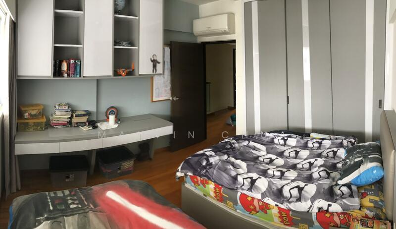 Bedroom 3 with built in wardrobe.