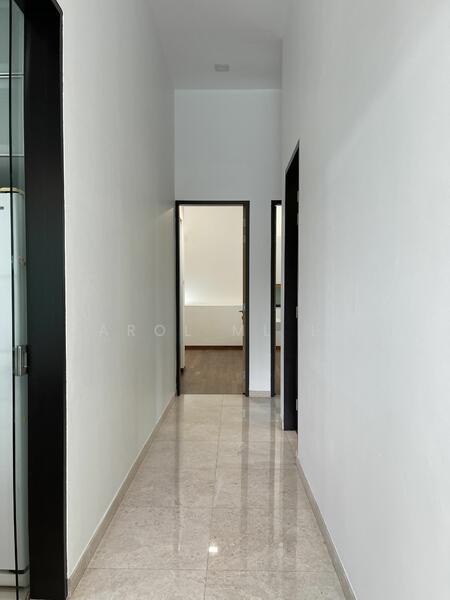 Walkway to bedrooms