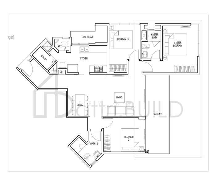 Miltonia Residences, 522 Miltonia Close, 3 Bedrooms, 1,173 sqft, Condominium For Sale, by Rey Ng, 23744411 - PropertyGuru.com.sg