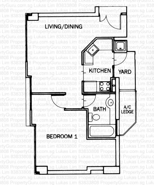 Gloucester Mansions, 10 Newton Road, 1 Bedroom, 657 sqft, Condominium For Rent, by Lukas Lim, 23748638 - PropertyGuru.com.sg