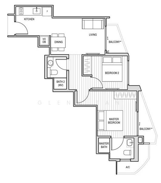 Harbour View Gardens, 223 Pasir Panjang Road, 2 Bedrooms, 678 sqft, Apartment For Rent, by Glenn Tan, 23750194 - PropertyGuru.com.sg