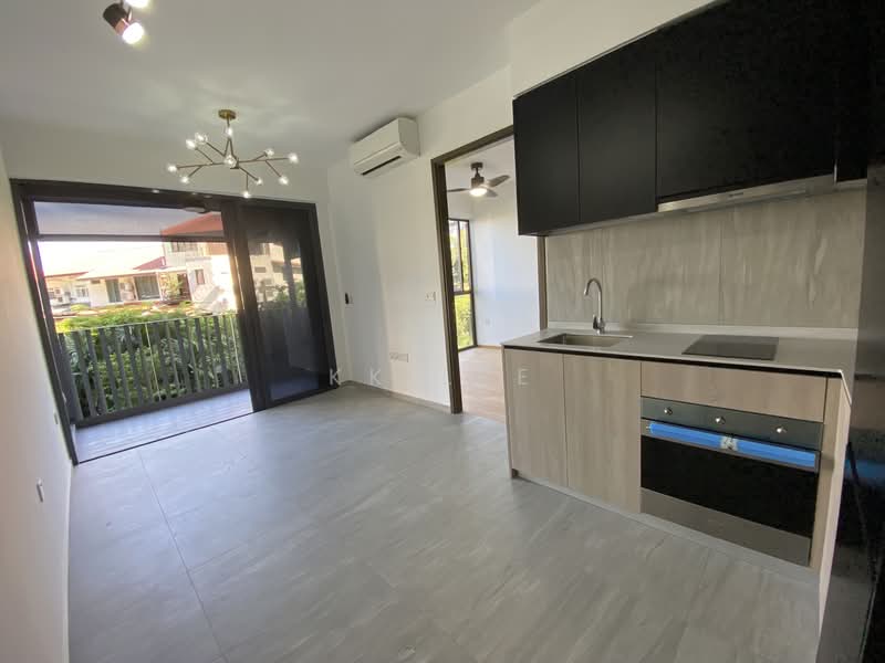 Grandeur Park Residences, 11 Bedok South Avenue 3, 2 Bedrooms, 592 sqft, Condominium For Rent, by KK Lee, 23755044 - Kitchen and living area - PropertyGuru.com.sg