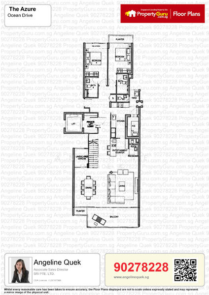 The Azure, 201 Ocean Drive, 4 Bedrooms, 3,165 sqft, Condominium For Rent, by Angeline Quek, 23757725 - PropertyGuru.com.sg