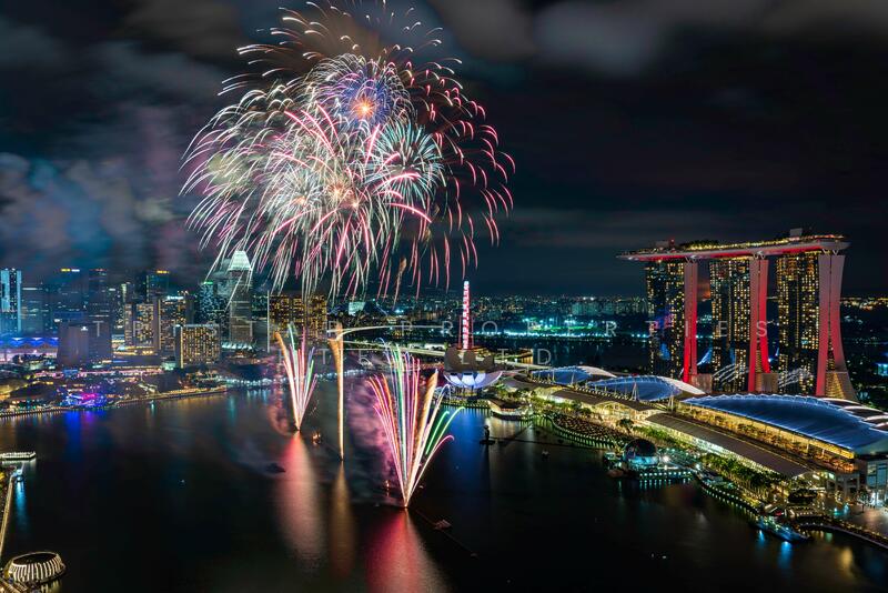 Actual night view from living and dining