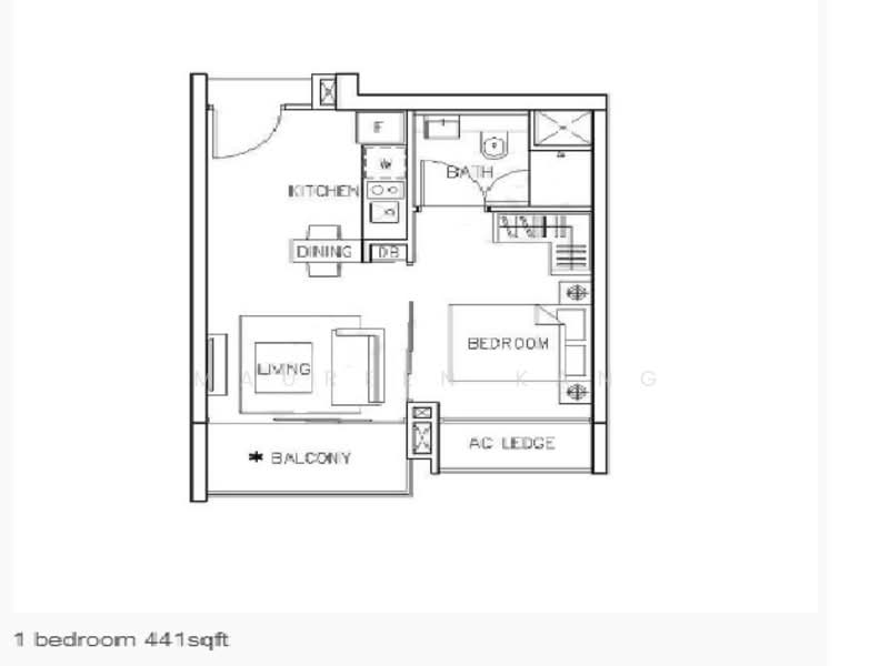 Eight Riversuites, 2 Whampoa East, 1 Bedroom, 441 sqft, Condominium For Rent, by Maureen Kang, 23769833 - PropertyGuru.com.sg