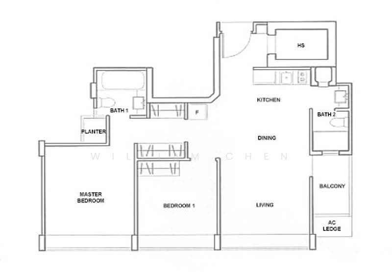 Viz at Holland, 221 Queensway, Tanglin / Holland / Bukit Timah, 2 Bedrooms, 818 sqft, Condominium For Rent, by William Chen, 23770057 - PropertyGuru.com.sg