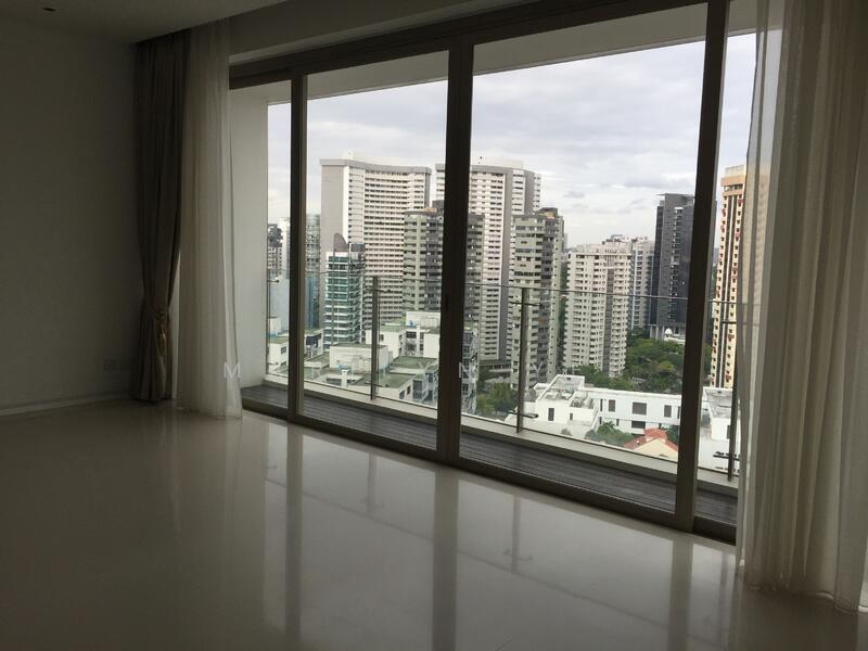 Living and dining opens into balcony