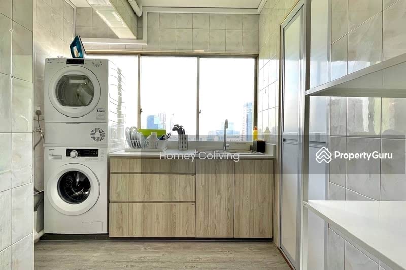 Newly renovated Kitchen, independent washer and dryer
