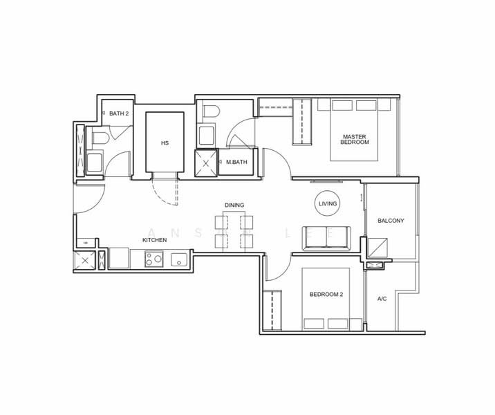 33 Residences, 33 Lorong 30 Geylang, 2 Bedrooms, 797 sqft, Condominium For Rent, by Anson Lee, 23788759 - PropertyGuru.com.sg