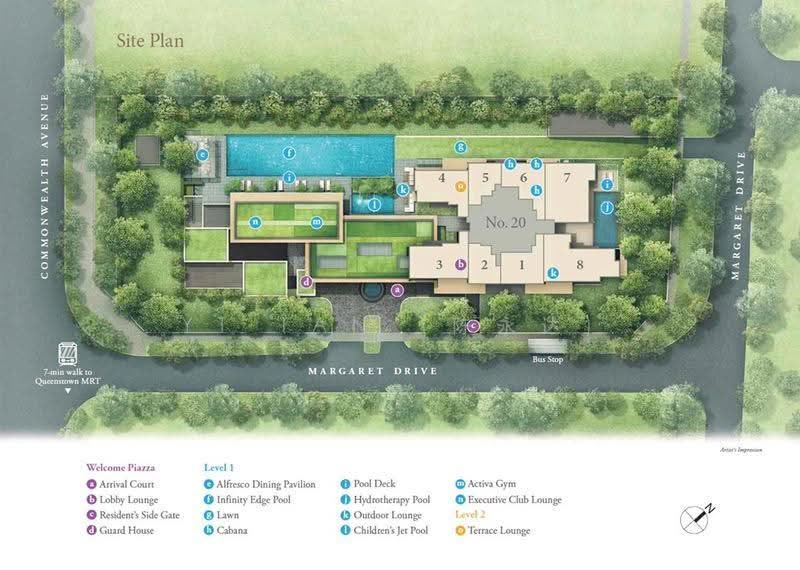 Margaret Ville, 20 Margaret Drive, Alexandra / Commonwealth, 2 Bedrooms, 657 sqft, Apartment For Rent, by YT Tan (陈永达), 23790445 - PropertyGuru.com.sg