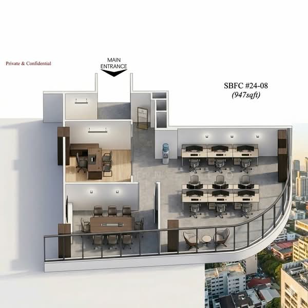 SBF Center, 160 Robinson Road, 947 sqft, Office For Rent, by Aileen Yeo, 23791290 - CommercialGuru.com.sg