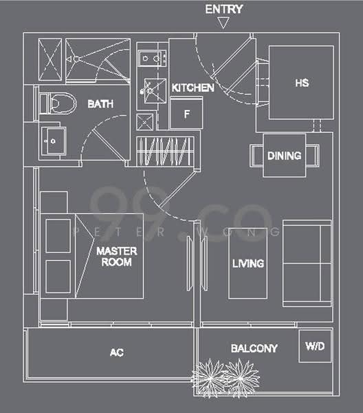 Laverne's Loft, 66 Lorong L Telok Kurau, East Coast / Marine Parade, 1 Bedroom, 398 sqft, Condominium For Rent, by Peter Wong, 23800321 - PropertyGuru.com.sg