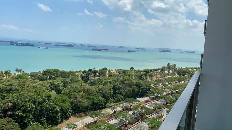 Seaside Residences, 12 Siglap Link, 1 Bedroom, 560 sqft, Apartment For Rent, by Jess Chan, 23800720 - Sea view taken from the apartment. - PropertyGuru.com.sg