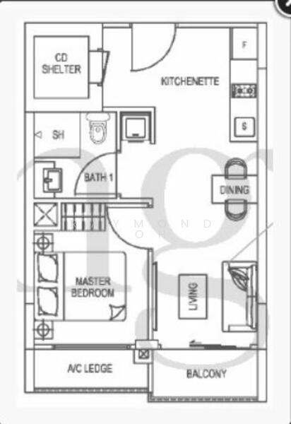 Parc Elegance, 17 Telok Kurau Road, 1 Bedroom, 441 sqft, Apartment For Rent, by Raymond Loh, 23812924 - PropertyGuru.com.sg