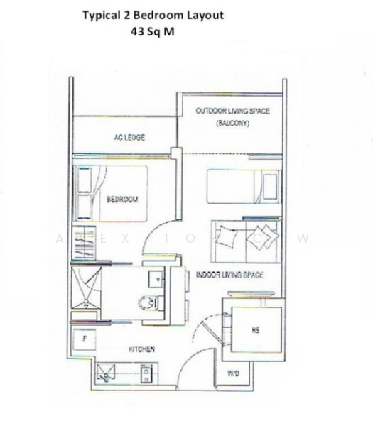 Laurel Tree, 42 Hillview Terrace, 1 Bedroom, 463 sqft, Condominium For Rent, by Alex Toh C W, 23816569 - PropertyGuru.com.sg